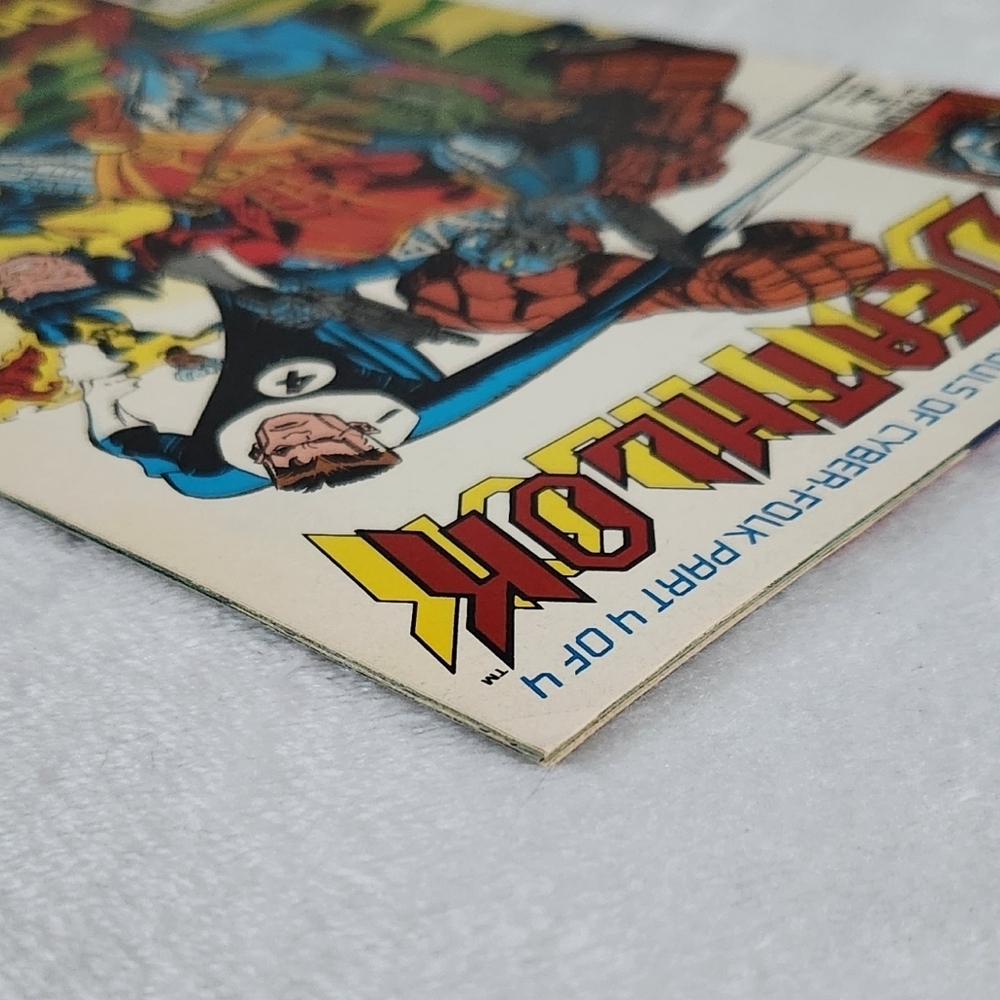 Vintage Marvel Comics DEATHLOK #5 | Nov 1991 | Guest X-Men & Fantastic Four - Picture 11 of 11
